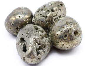 Pyrite AA pierre roulée
